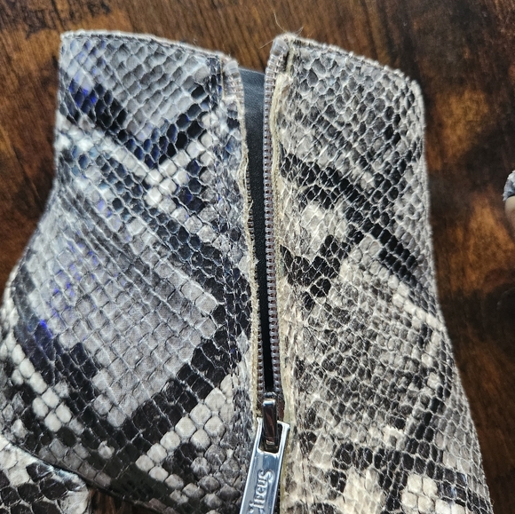 Circus NY by Sam Edelman "Kate" Women Snakeskin Ankle Booties - Picture 11 of 13